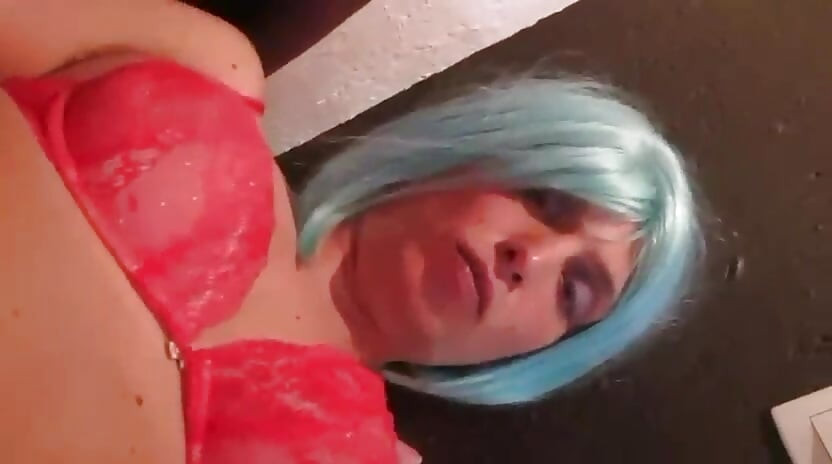 sissy girl gets very horny masturbating on cam  POV