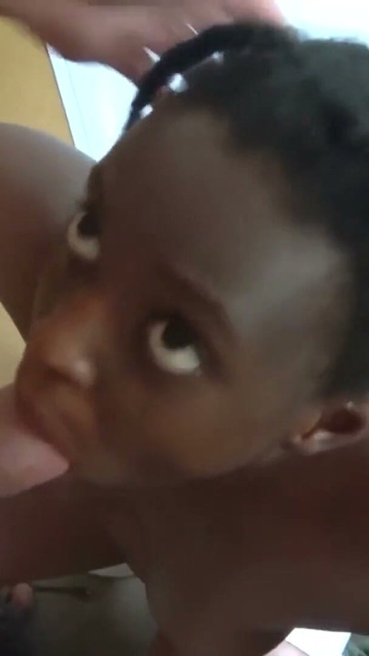 Giving my perfect amateur ebony girlfriend hardcore face fuck in camper van | Clip 2