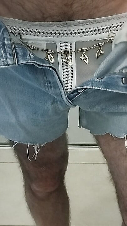 Real slut chain thong