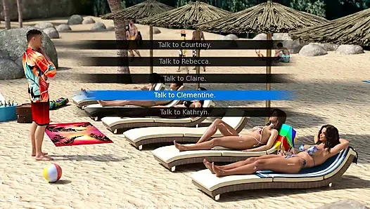Blok Timur: pacar selingkuh dari pacarnya sama dua cewek hot di pantai - episode 34