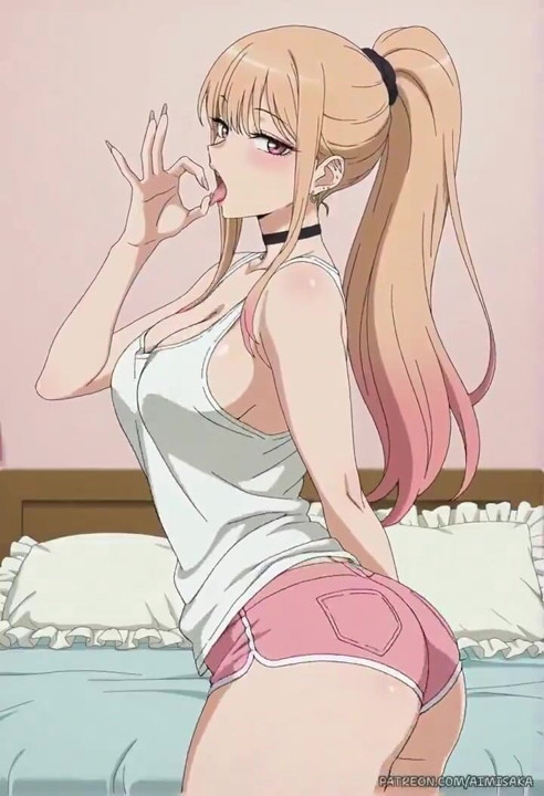 ANIME WITH A HOT GIRL SHAKING HER JUICY ASS