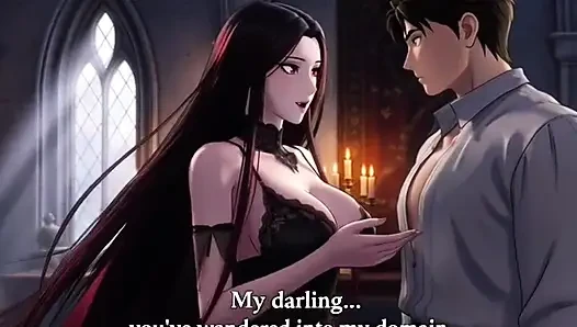 Gothic Vampire Queen Seduces Mortal Lover Into Forbidden Ecstasy & Eternal Bite