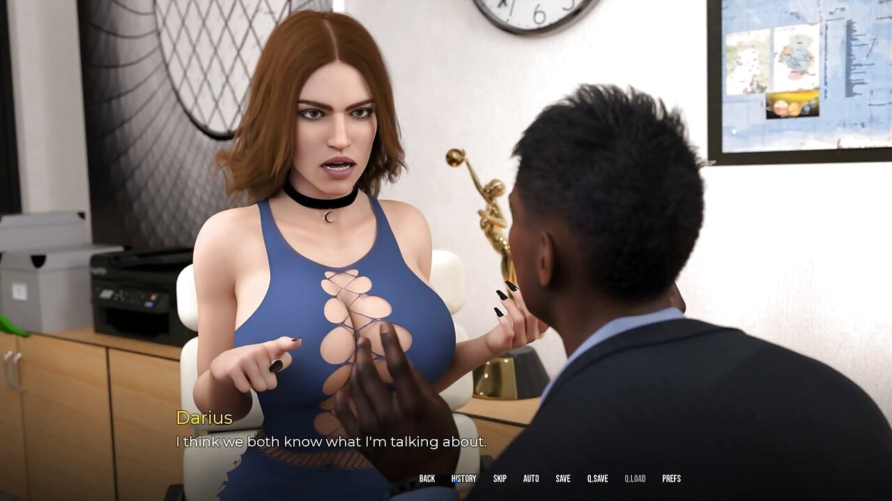 Office Slut Secretary Creampied by Her BBC Boss