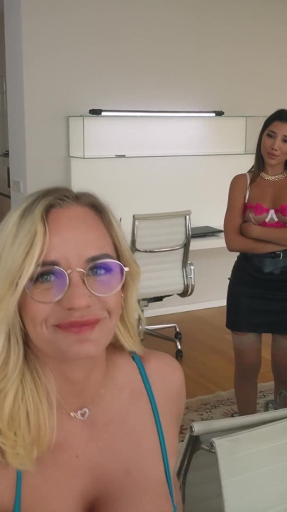 Candee Licious, Gatita Veve and Layla Scarlett's Chair Game Foursome | Clip 1