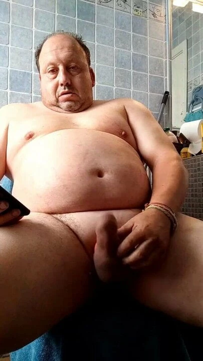 Fat bisexual daddy with full balls
