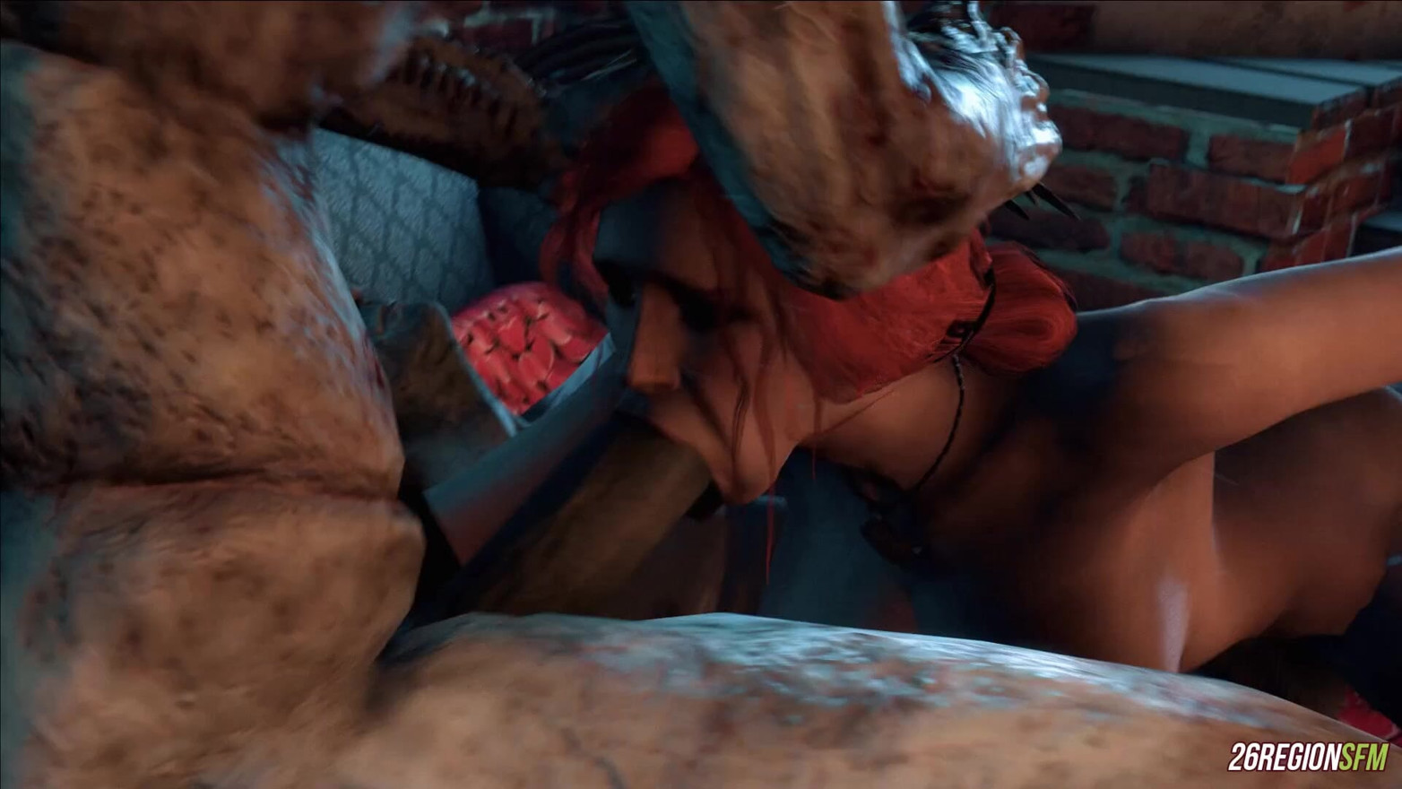 Triss and 2 Monsters