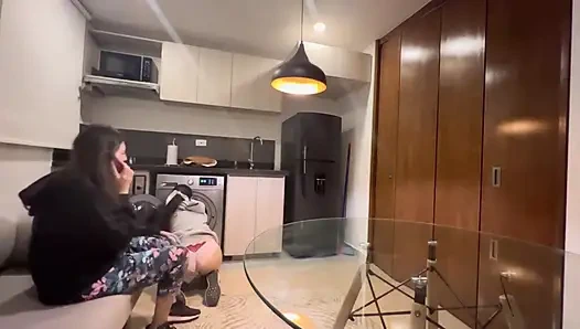 I said I needed help at home, but I wanted my neighbor to finger me