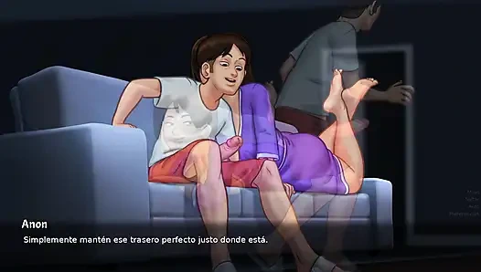 Hot Mom Knew That With That Dress She Could Make The Night Quite Romantic And Passionate - Summertime Saga