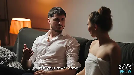 Gorgeous Brunette Gets Fucked by her Masseur - Laura Roleplay