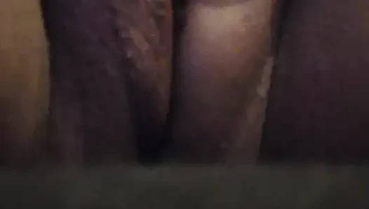 Masturbating a worn-out cunt after hours of hard fucking