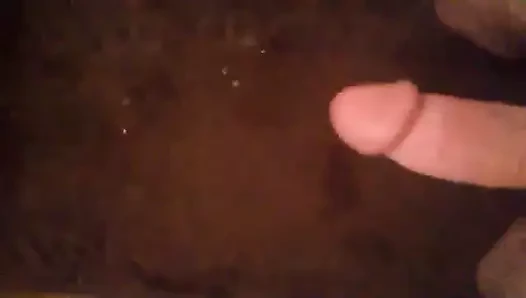 Wife sleeping while I cum to neighbors