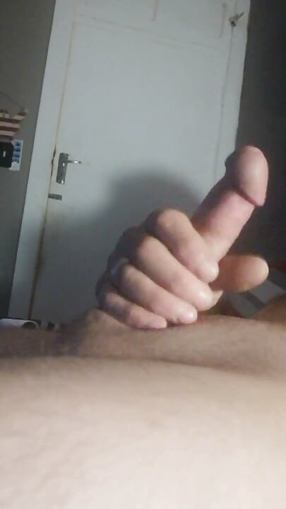 Playing with myself watching porn while my roommate could hear