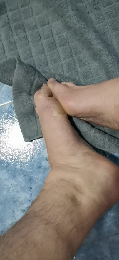 Feet and cock
