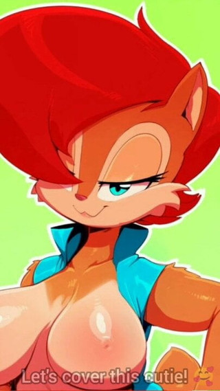 Sally Acorn трибьют со спермой и мочой