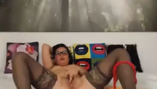 Masterbatiom orta yaşlı seksi kadın