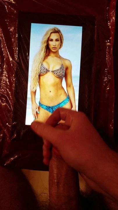WWE Carmella cumtribute #3