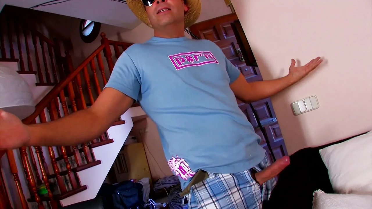 cowboy rides babe from behind