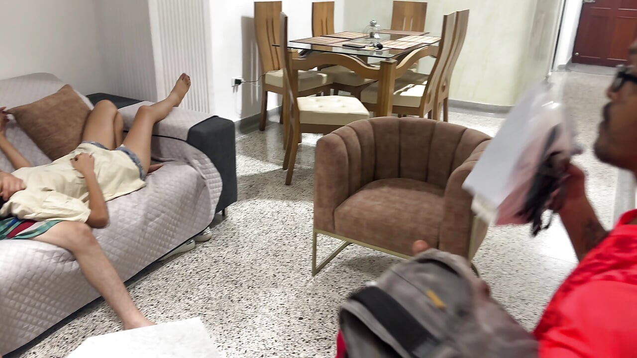 Midget Stepdad Irons Clothes While His Naughty Hot Stepsons Fuck Hard Behind His Back. in the End It Catches Us!!