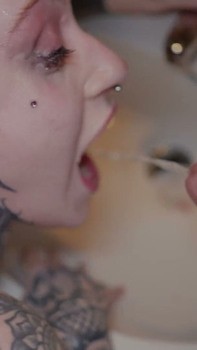 GGG John Thompson - Redhead Slut Destroyed In Bathroom Gangbang | Clip 1