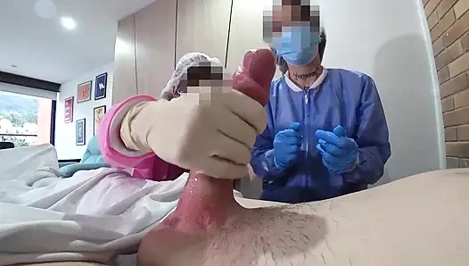 TWO NURSES decided to try out my NEW DICK in practice in Hospital
