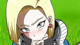 Dragonballs Android 18 - POV Real Blowjob by Misskitty2k Gameplay