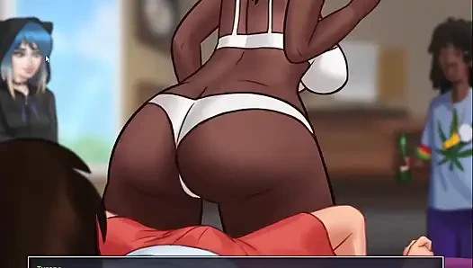 Summertime Saga Miss Dewitt & Helan & Eve Animation Collection [part 11] Nude Sex Game Play