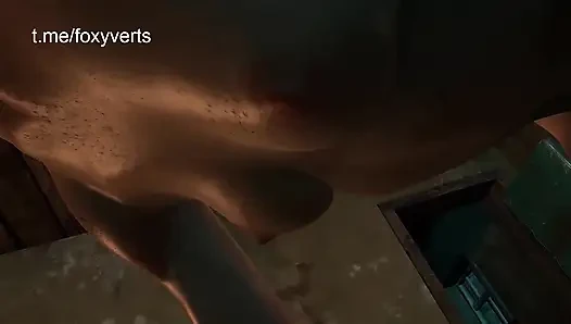 Элли трахнули большим черным членом 2