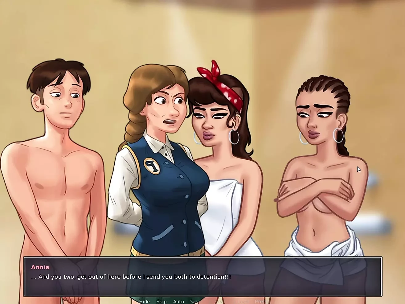 Stiefschwein macht heiß, gesehen in summertime saga teil 5