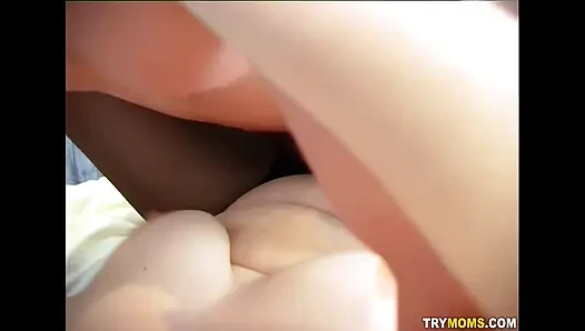 Stepmother Caught Her Stepson Jerking off and Forced Him to Fuck Her