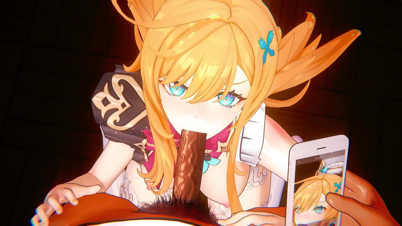 Genshin Impact - Escoffier dostaje gang wyruchany przez wielu mężczyzn - 3D Hentai Animation