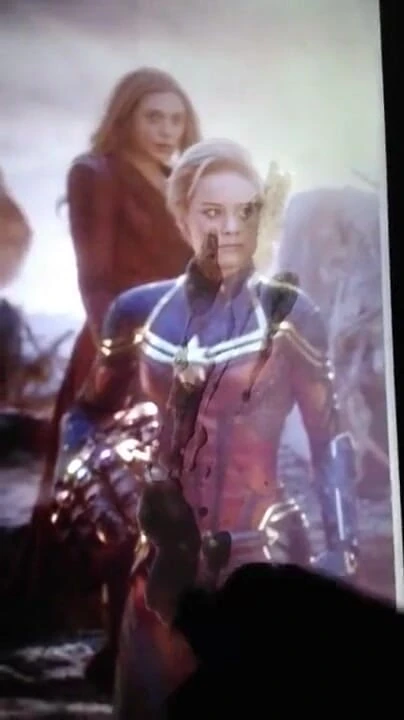 Iconic moment from "Brie Larson 'Captain Marvel' Cum Tribute (2)"