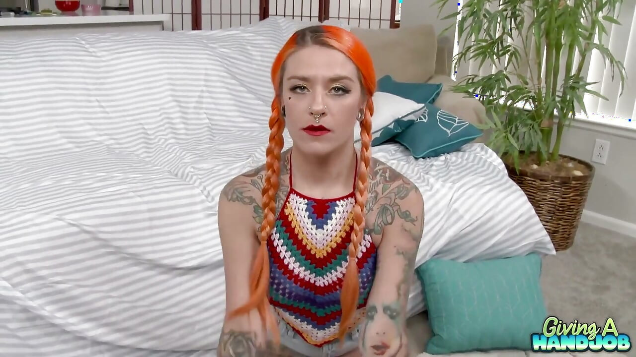 Alt Goddess Quinn Carter POV Handjob and Swallows It All