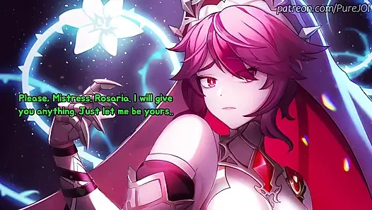 Rosaria from Genshin Impact makes your cock suffer (Edging JOI)
