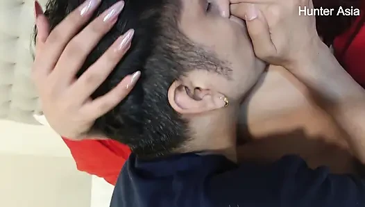 In Absence of Boyfriend Stepsister Allow Stepbrother to Fuck Her
