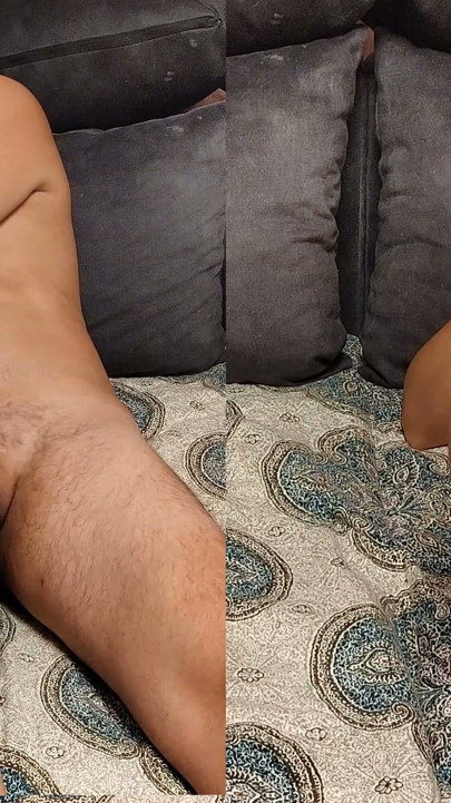 the neighbor watches us engage in mutual masturbation. she decided to jerk herself off with us. | Clip 1