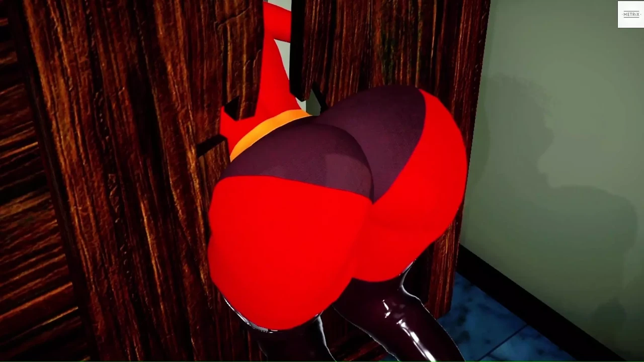 Helen Parr Stuck in Wall