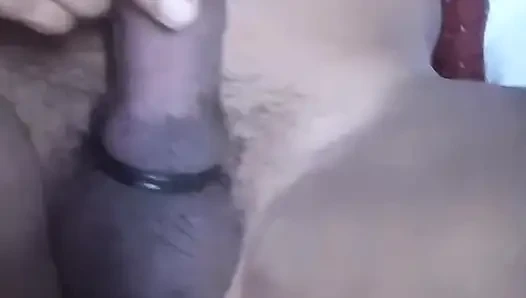 Cumshot Big Black Cock Handjob Indian Man Toy Cock Ring