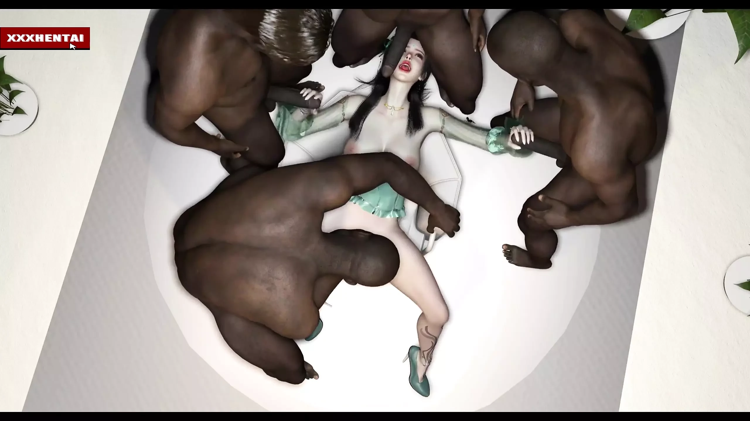 Gangbang Gudinna för Bigboob -upproret - 3D -animering