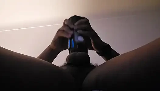 Filling a Toy With a Huge Load Late at Night