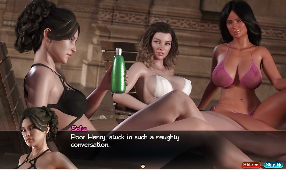 나디아의 보물 - 95&96 -Gameplay - 롤플레이 - 수영장에서 포섬과 닥터 오피스에서 여러 사정