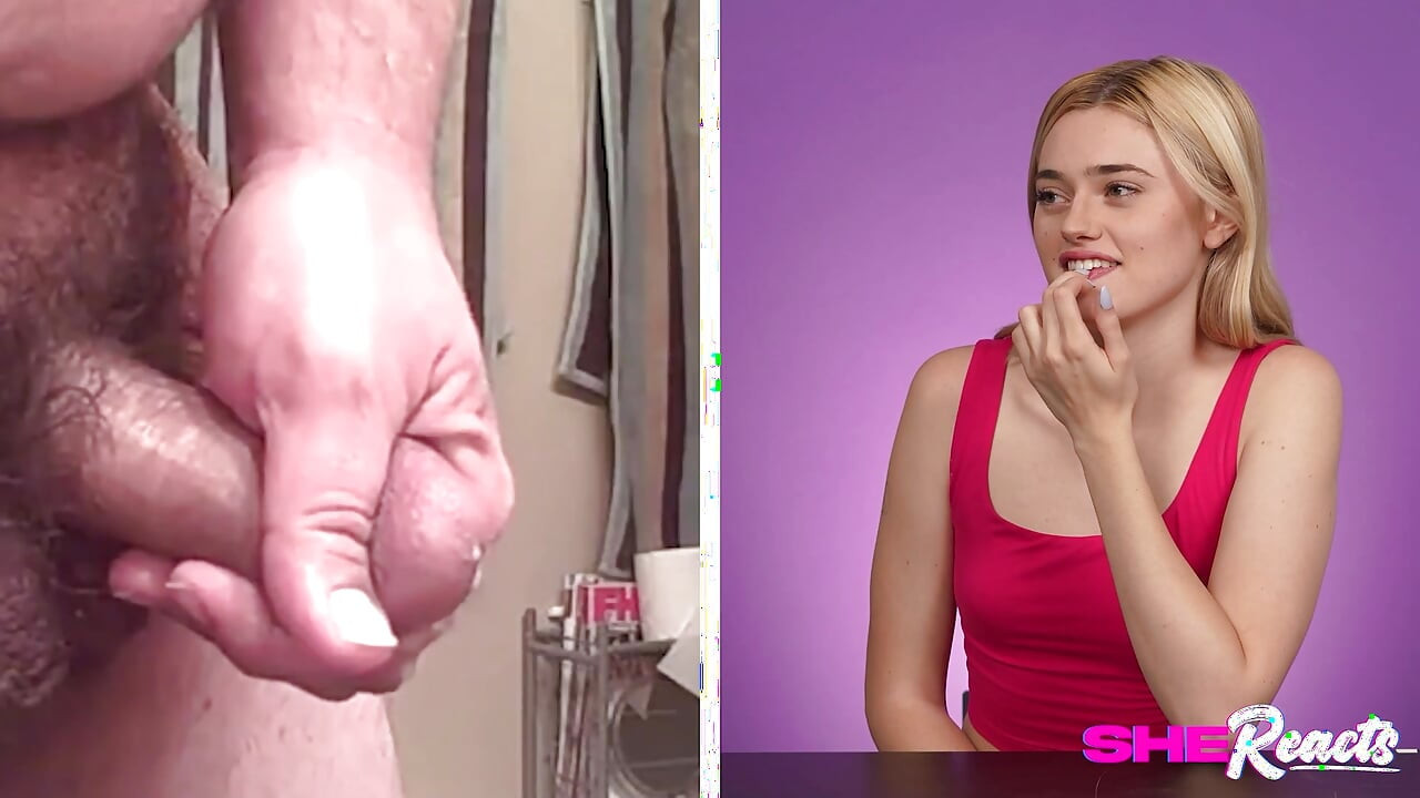 SheReacts- 雞巴愛好者Serena Hill和Gracey Snow嘲笑微型陰莖