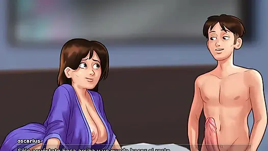 Горячая мачеха хочет делать хурмовные мелочи все время +18 - SummerTime Saga