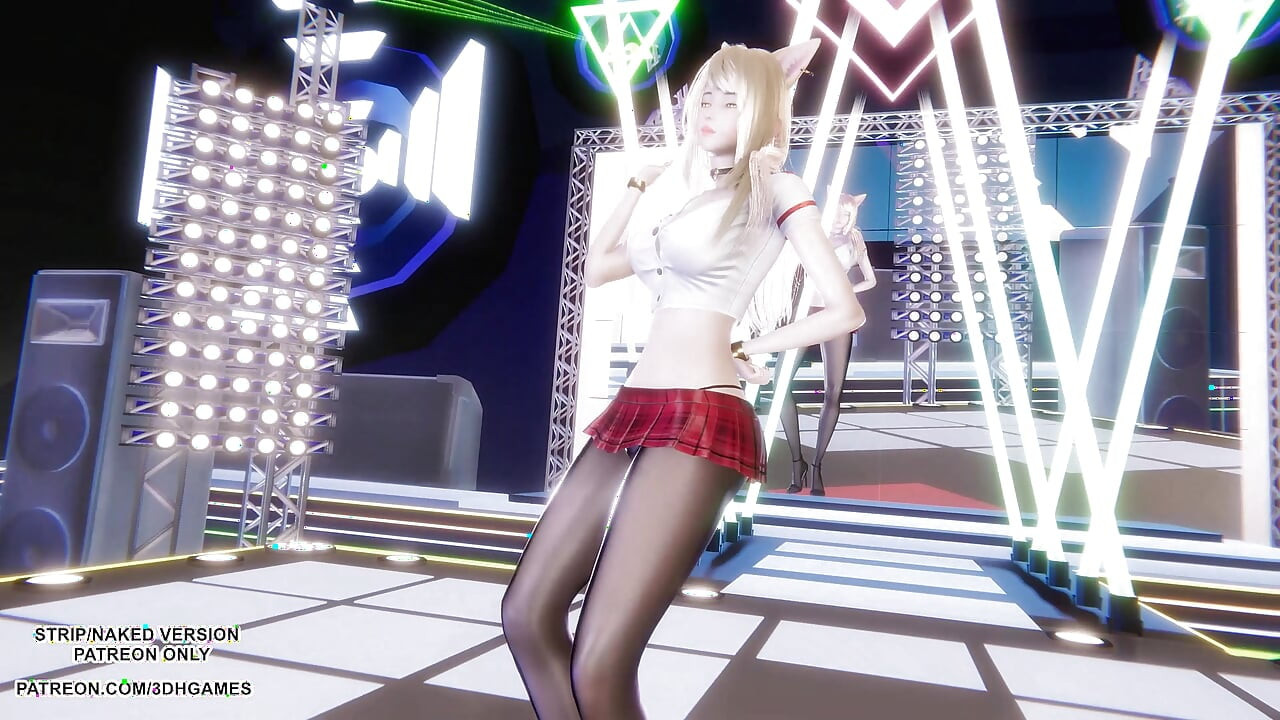 MMD I Ren - Butt - Ahri Sexy Kpop Dance League of Legends Hentai Bez cenzury 4K 60FPS