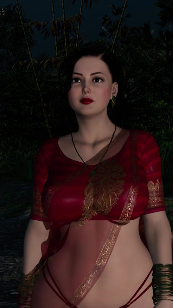 Powerful moment from "Desi Indian Savita Bhabhi's outdoor sex adventure with her college friend"