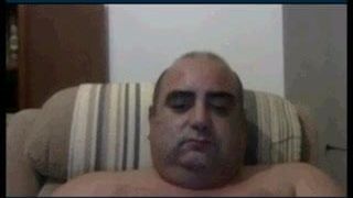 Oso español masturbándose en la webcam