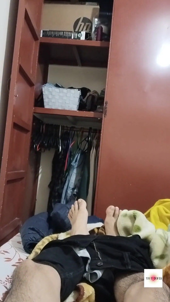 Emotional moment from "Cute Roommate Loves Riding A Hard Cock After College - Sofia Queen"