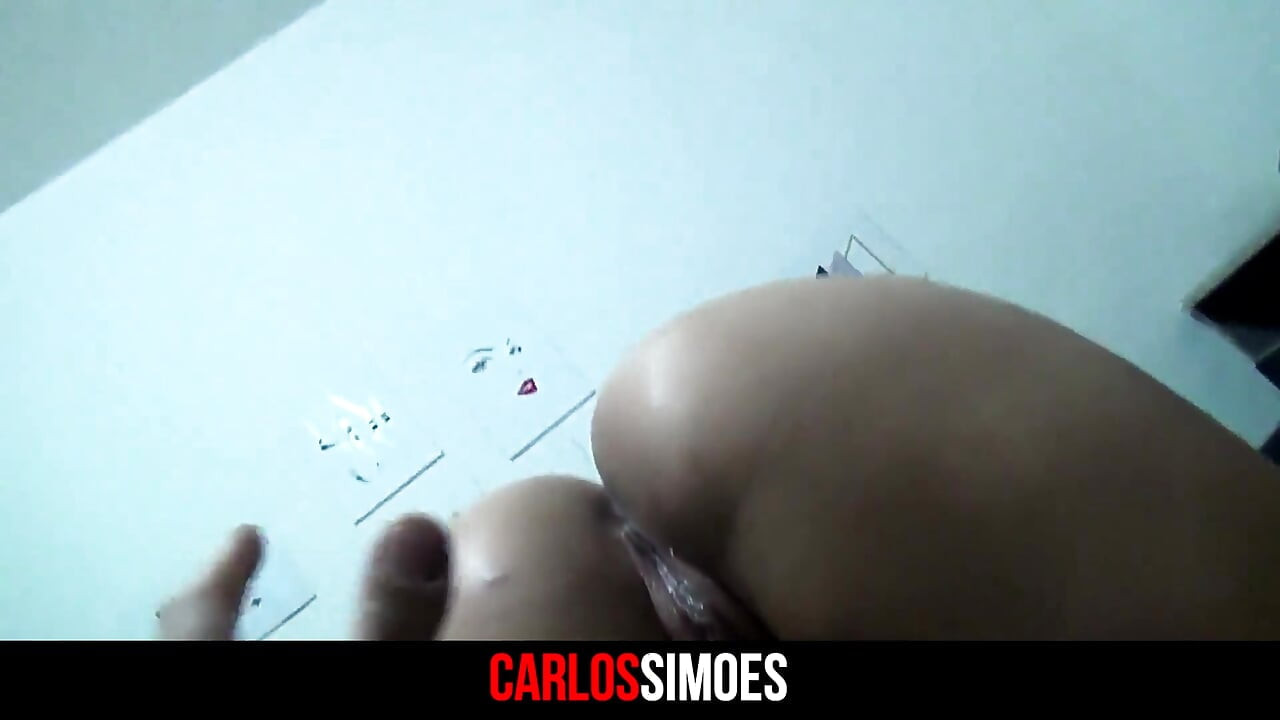 Carlos Simões Welcomes a Young Brunette to His Home Amdor