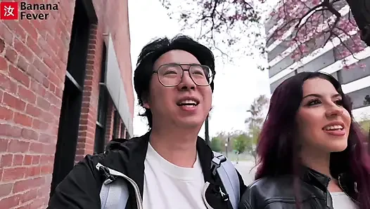 Latina MILF Professor Big Ass & Massive Tits Ride Chinese Exchange Student’s Cock
