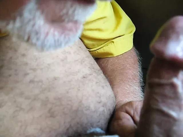Another gentle cock licking, he loves it ! and its obvious.