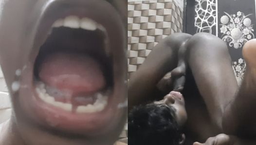 Hot teen 18 Cummings his semen into his own mouth